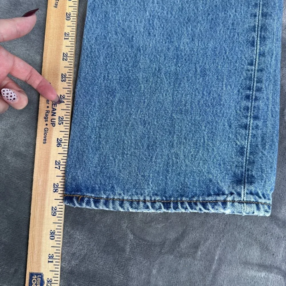 VTG 90's Levi's 501XX Size 38x30 Button Fly Blue Denim Jeans Slight Distressing